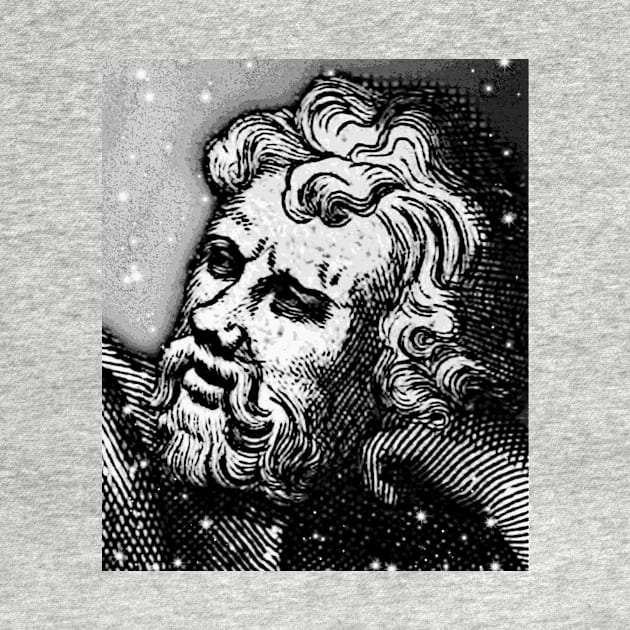 Epictetus Black And White Portrait | Epictetus Artwork 2 by JustLit